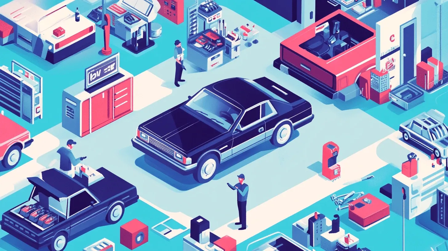 Mobile Mechanic's working on cars